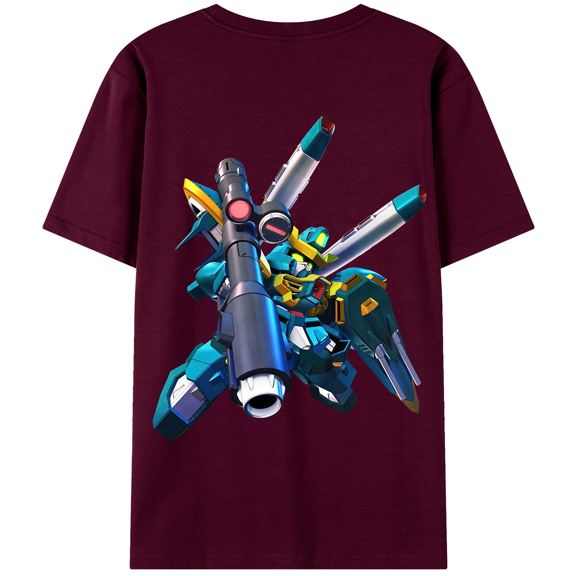 （画像用） 機動戦士ガンダム Mobile Suit Gundam レディース半袖Tシャツ(バックプリント)